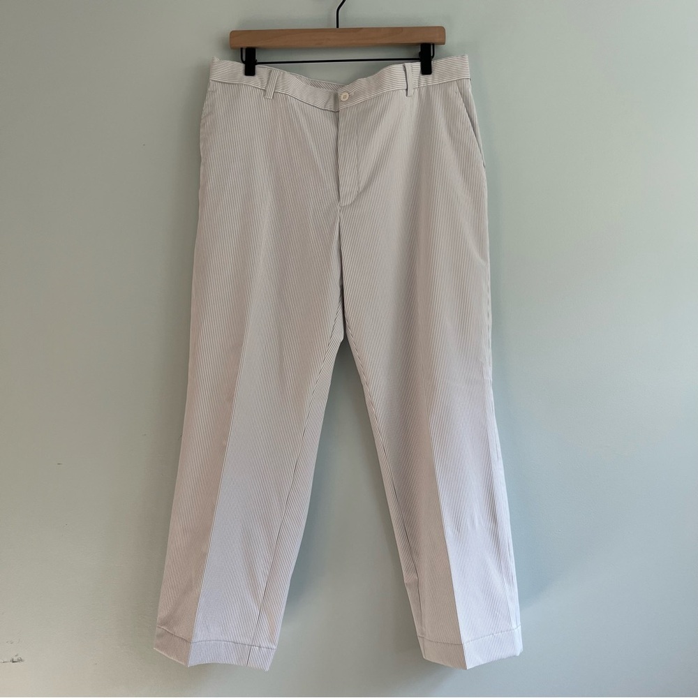 Men's Light Beige Dress Pants - Classic Straight Fit